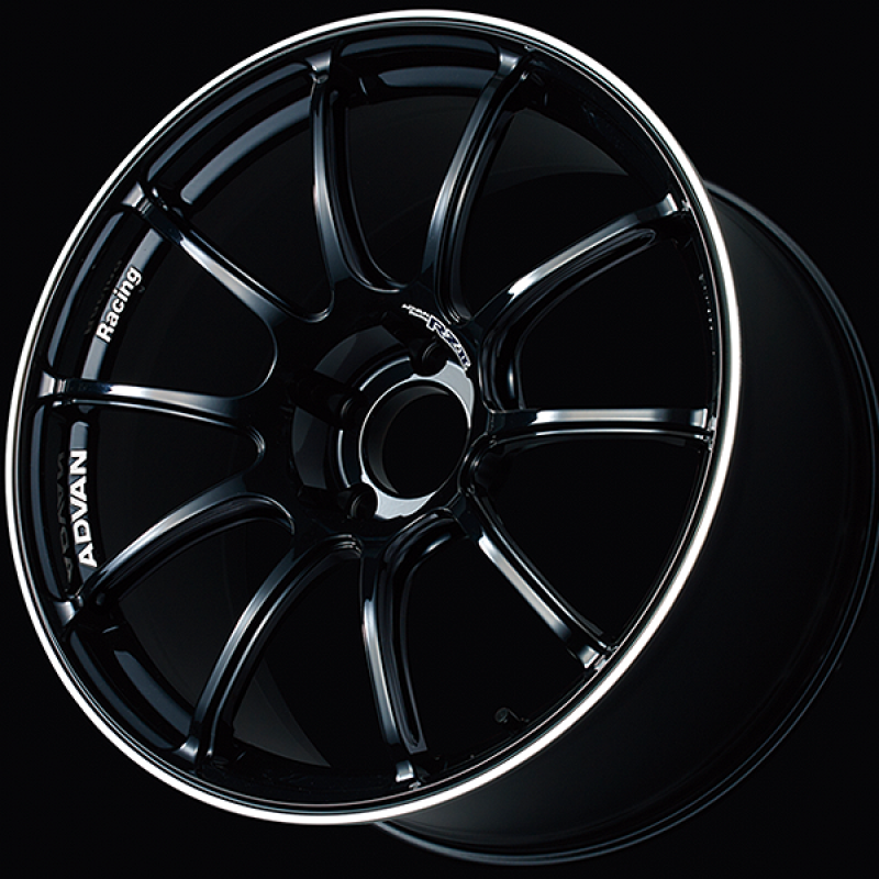 Advan RZII 16x8.0 / +38 Offset / 4x100 / 63mm Bore / Racing Gloss Black and Ring YAZ6G38AB