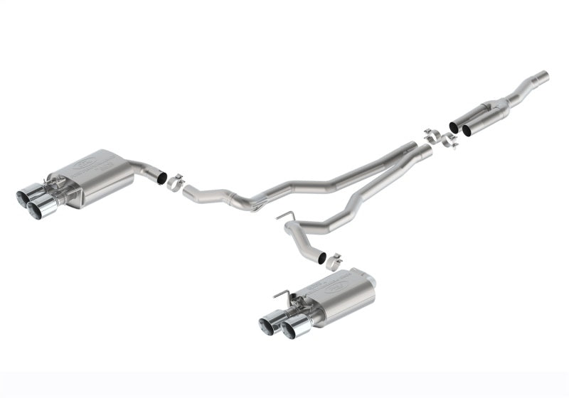 Ford Racing 2024 Mustang 2.3L Sport Active Cat-Back Exhaust - Chrome Tip M-5200-M2SC