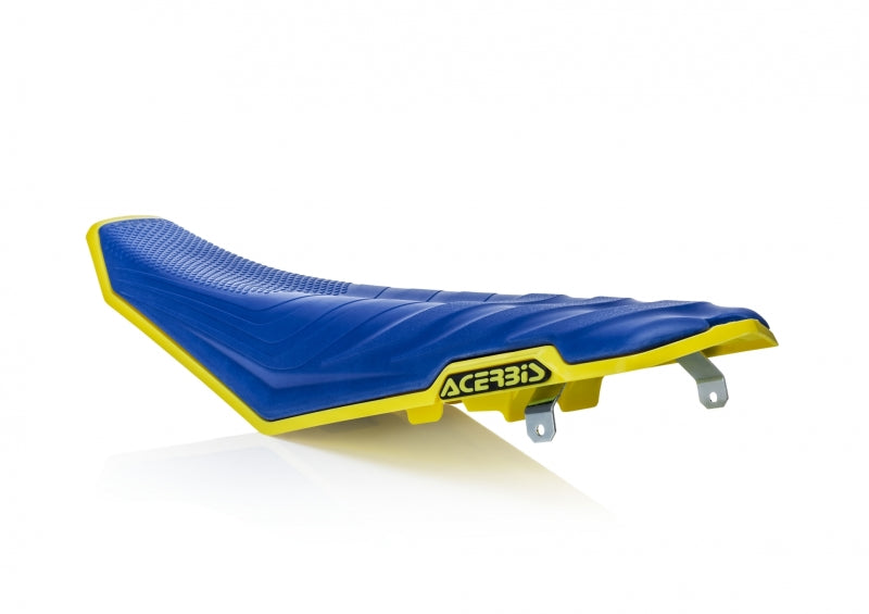 Acerbis 18+ Suzuki RMZ250/ RMZ450 X-Seat Air - Blue/Yellow 2726780003