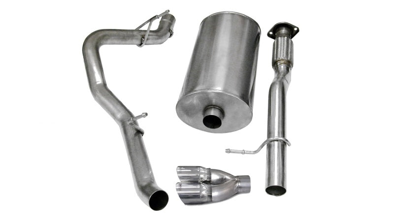 Corsa Performance 07-08 Chevrolet Suburban 1500 5.3L V8 Polished Sport Cat-Back Exhaust