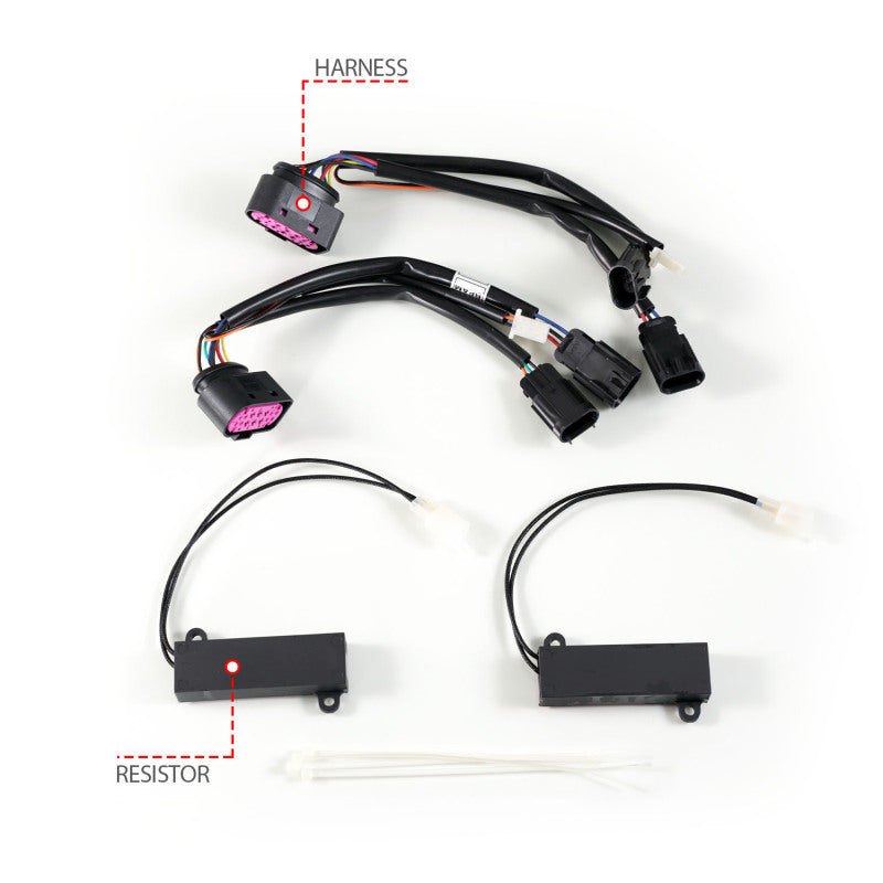 FR SPORT ANZO 09-18 Dodge Ram 1500/2500/3500 Full LED Proj Headlights w/Switchback Light Bar -...