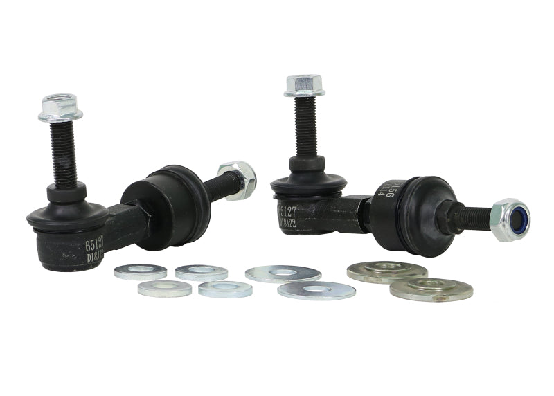 FR SPORT Whiteline Sway Bar Link Kit Heavy Duty Adj Steel Ball Nissan 240SX 1989-1998 - View 2