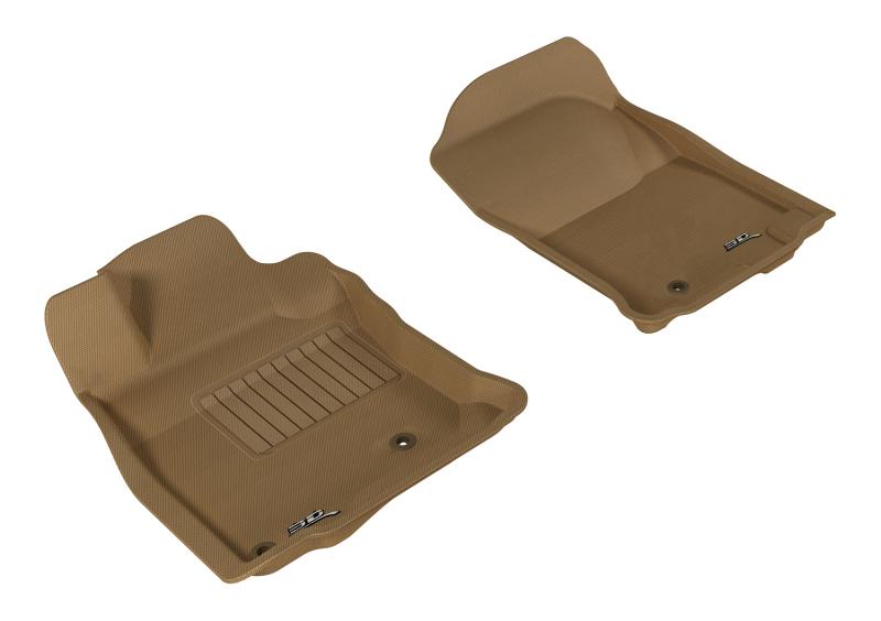 FR SPORT 3D MAXpider 2010-2012 Toyota 4Runner Kagu 1st Row Floormat - Tan L1TY04411502