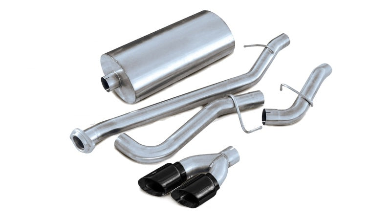 FR SPORT Corsa 02-06 Chevrolet Tahoe 5.3L V8 3in Cat-Back Single Side w Twin 4in Black Pro-Series...