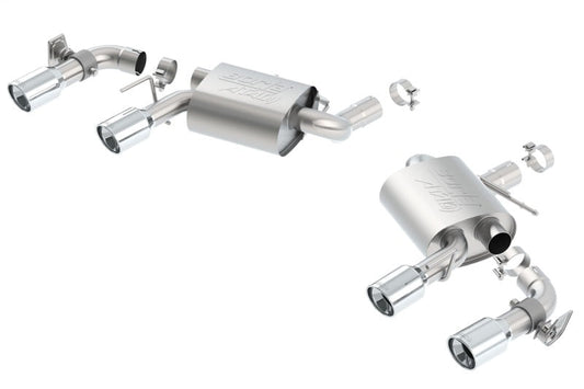 FR SPORT Borla 16 Chevy Camaro SS 6.2L w/ Dual NPP Atak Quad RD RL Tips Dual Exit Rear Section...