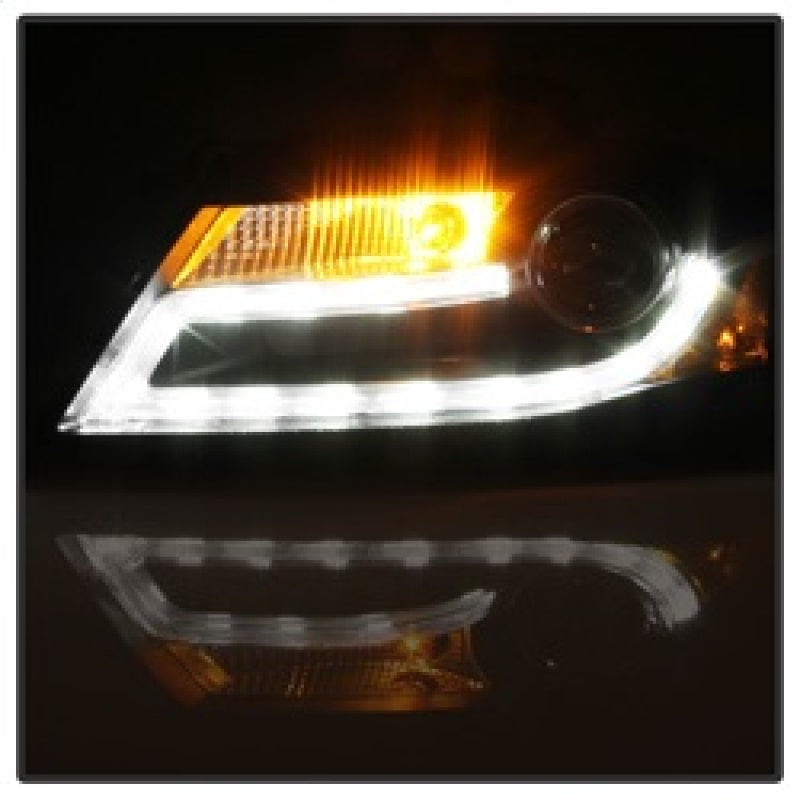 Spyder Audi A4 09-12 Projector Headlights Xenon/HID Model Only - DRL LED Blk PRO-YD-AA408-HID-DRL-BK 5080752