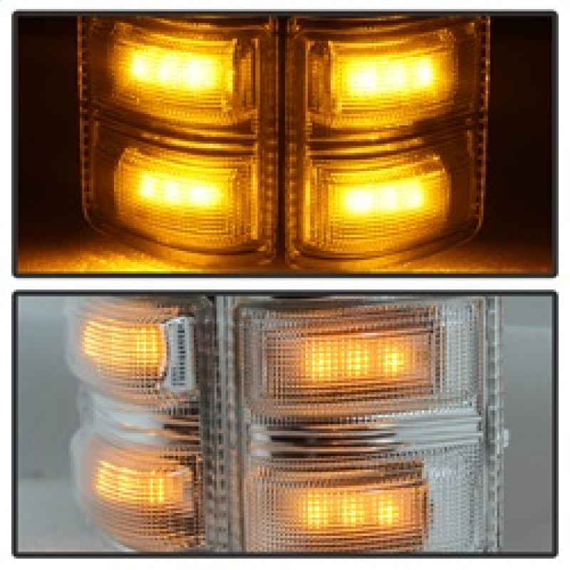 FR SPORT SPYDER xTune Ford Superduty 08-14 F250-F550 Amber LED Mirror Signal Lens - Clear...