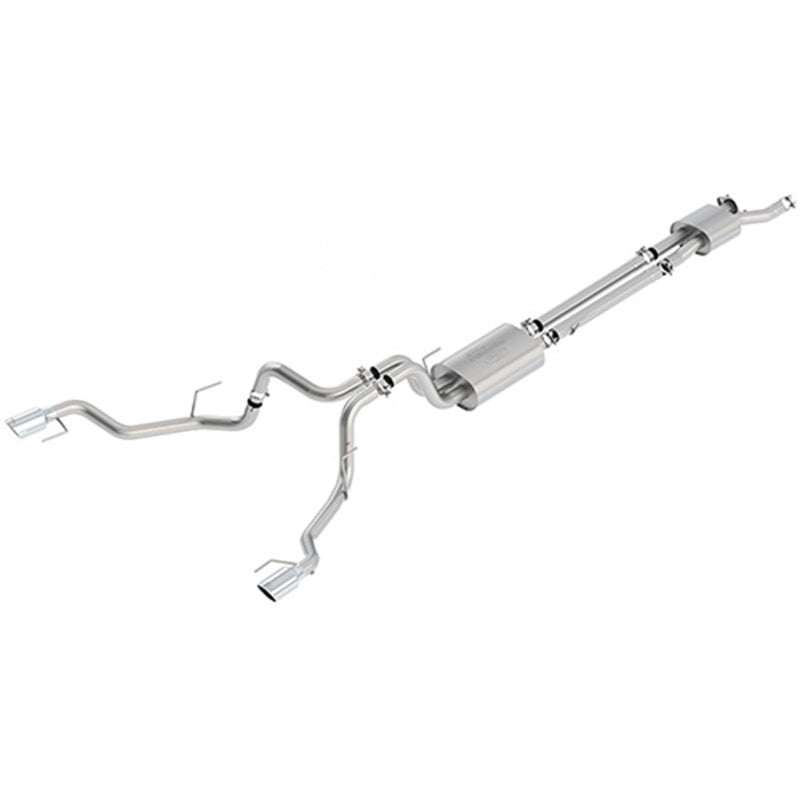 FR SPORT Ford Racing 2017 F150 Raptor 3.5L Sport Cat-Back Exhaust System Dual Rear Exit w/ Chrome...