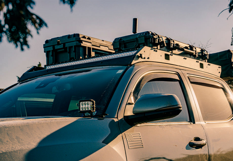 Cali Raised LED Cali Raised 05-23 Toyota Tacoma Premium Roof Rack - No Front Light Bar / No Switch / Light Kit CR2756
