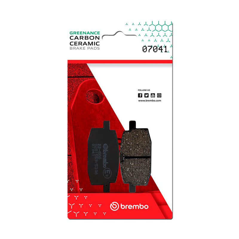 Brembo OE Yamaha Axis/Yamaha Bws/Yamaha Zest/Yamaha Crz Carbon Ceramic Brake Pad - Front 07041