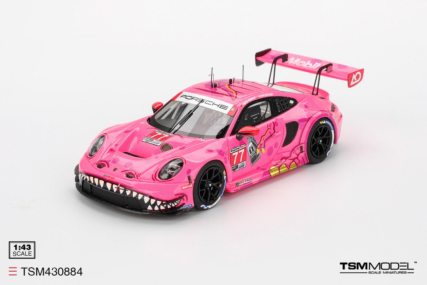 TSM Model Porsche 911 GT3 R (992) #77 Roxy AO Racing 2024 IMSA Road America 1:43