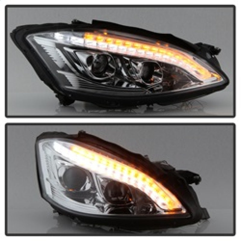 FR SPORT Spyder Mercedes W221 S Class 07-09 Headlights - HID Model Only - Chrome...