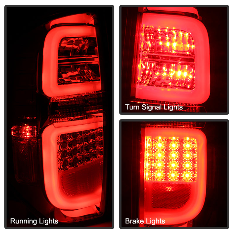 FR SPORT Spyder Toyota Tundra 2014-2016 Light Bar LED Tail Lights Red Smoke ALT-YD-TTU14-LED-RS...