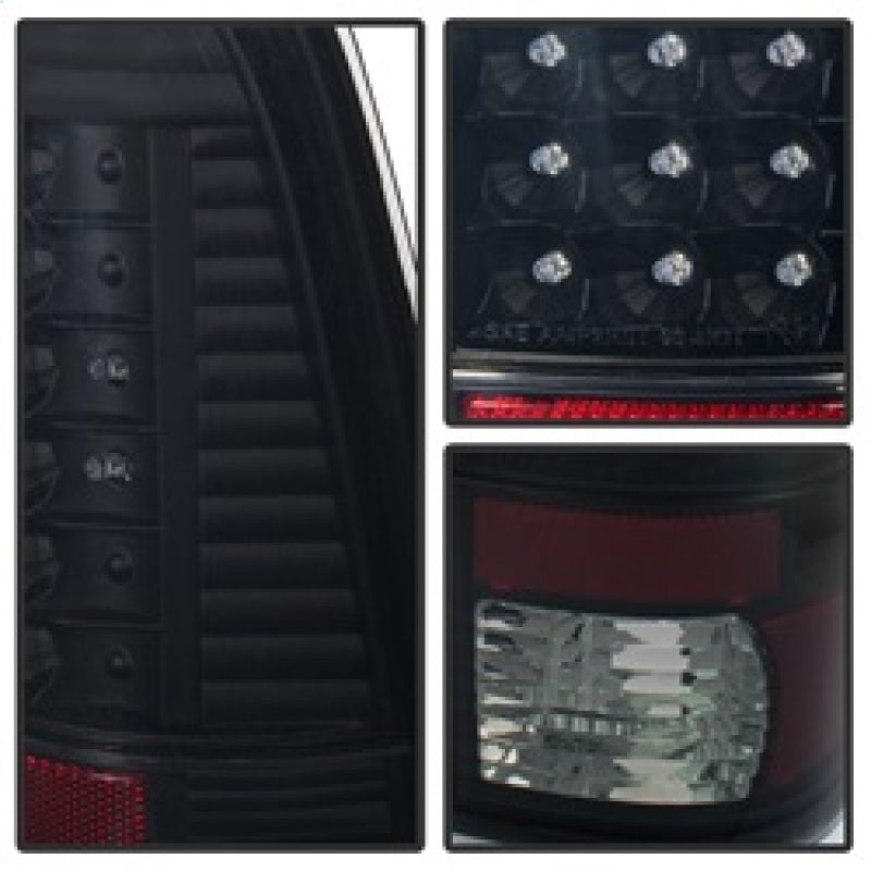 FR SPORT SPYDER Xtune Ford F250/350/450/550 Super Duty 99-07 LED Tail Lights Black Smoke...