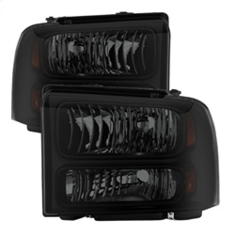 FR SPORT SPYDER Xtune Ford F250/350/450 Super Duty 05-07 Crystal Headlights Black Smoked...
