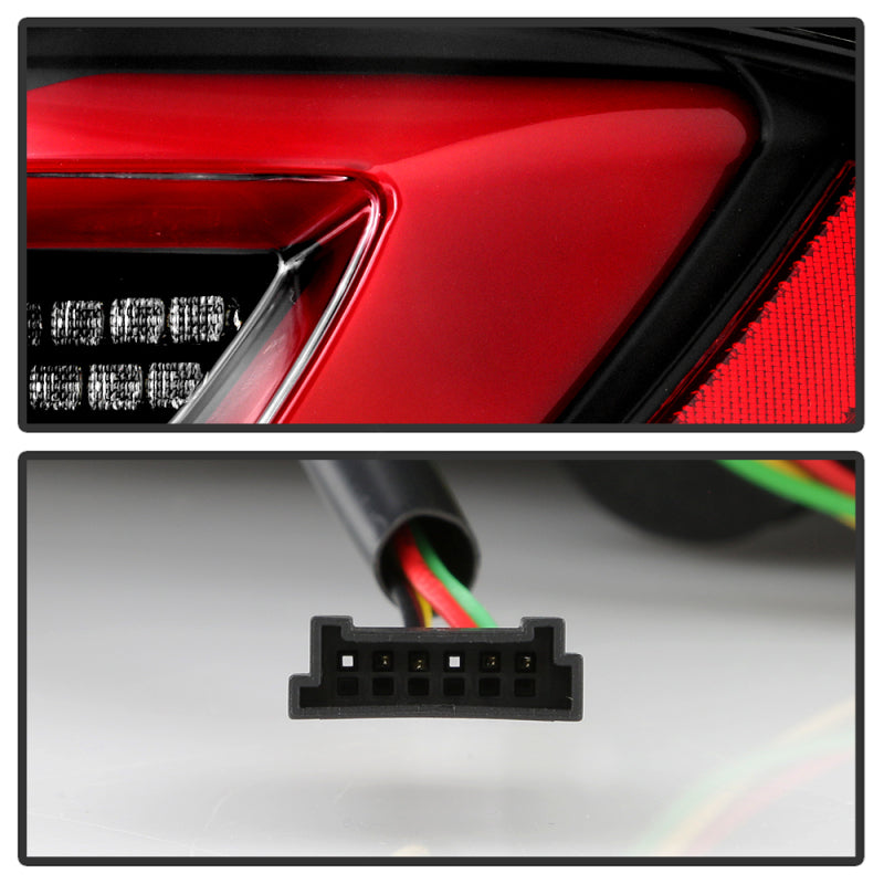 FR SPORT SPYDER 11-17 BMW 5 Series F10 F18 M5  Sequential Turn Signal LED Tail Light - BK...
