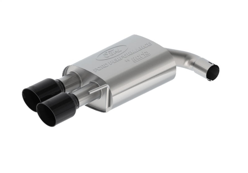 Ford Racing 2024 Mustang 2.3L Extreme Non-Active Cat-Back Exhaust w/GT Valance - Black Tip M-5200-M2EBV