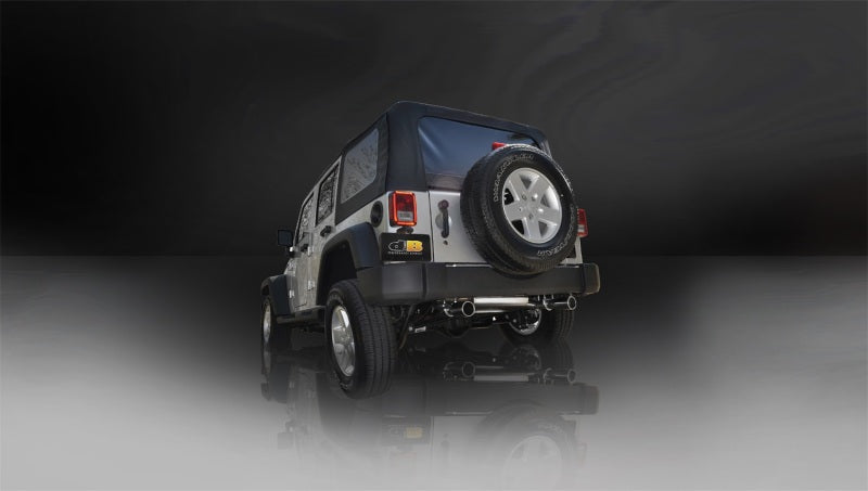 FR SPORT Corsa Performance Jeep 07-11 Wrangler 3.8L/12-14 Wrangler 3.6L Polished Sport Axle-Back...