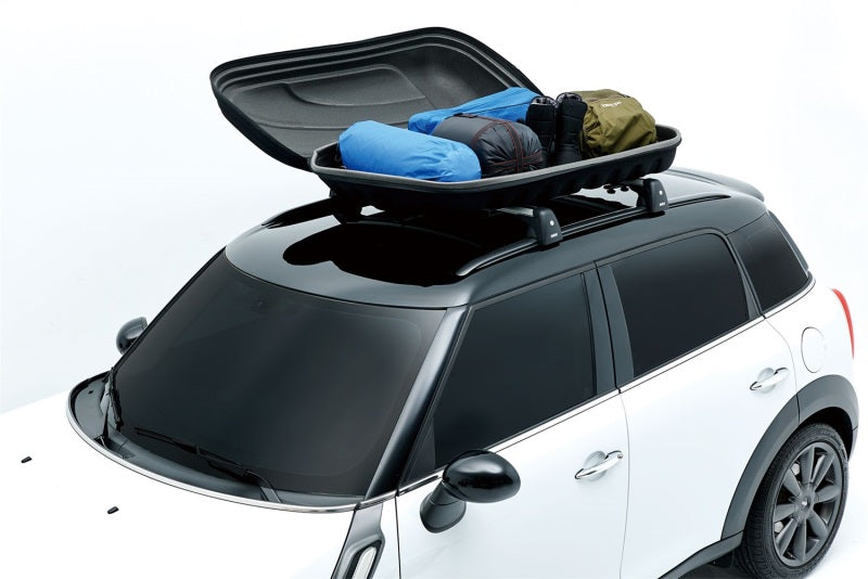 3D MAXpider Shell Roof Box With Rack Size M 47INX29INX10In (120X75X26Cm) Brown 6064M-18