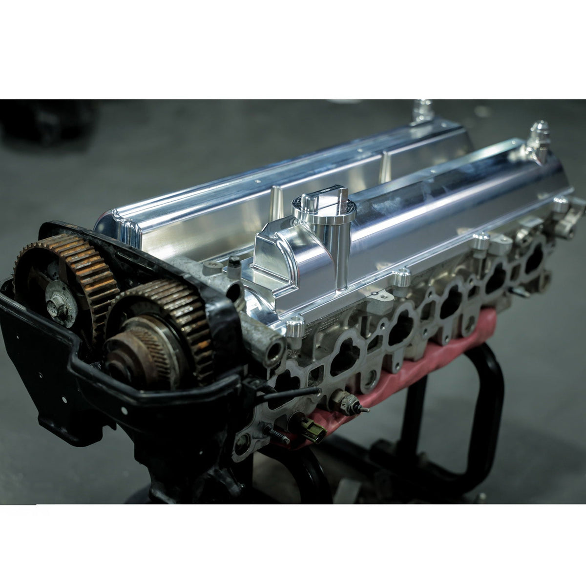 STRATEC SYSTEMS 2JZ GTE VVTI Only Billet Valve Covers Bolts 2J AN10 For Lexus Toyota GS IS SC 300...