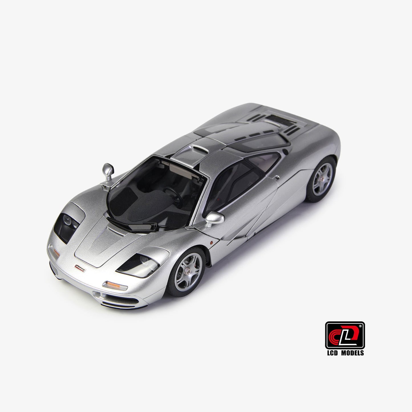 LCD 1993 Mclaren F1 XP5 Silver Metallic 1:18