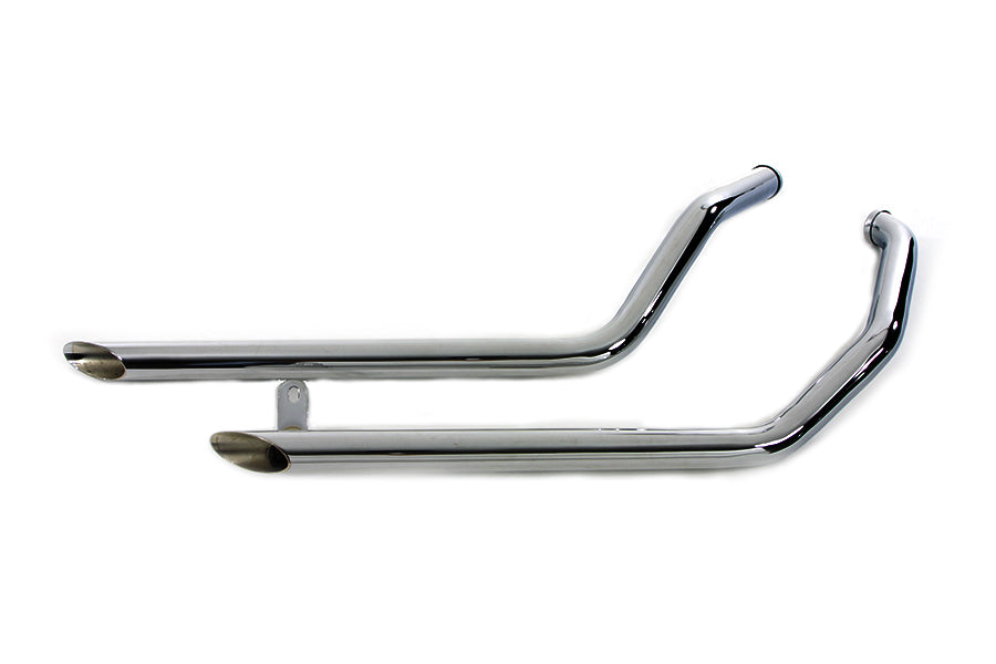 Exhaust Drag Pipe Set Slash Cut - 735EVOS