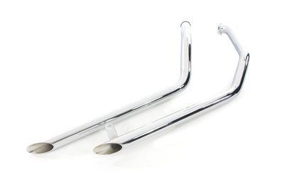 Exhaust Drag Pipe Set Slash Cut - 735EVOS