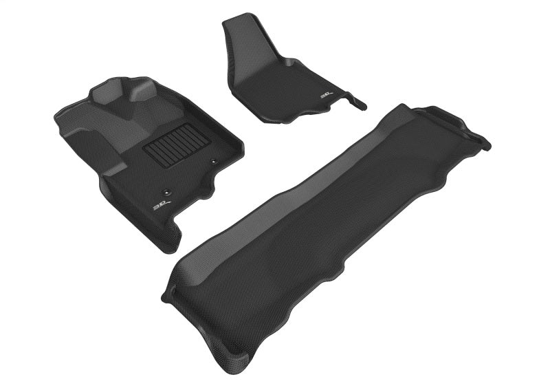 3D MAXpider 12-16 Ford F-250 / 350 / 450 Supercrew Kagu Black R1 R2 L1FR09001509