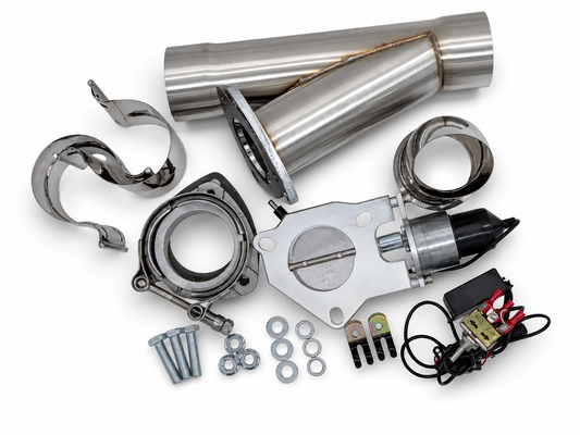 Granatelli Motor Sports Electronic Exhaust Cutout Kit 302530 - Stainless Steel Slip-Fit : 3.00" inches