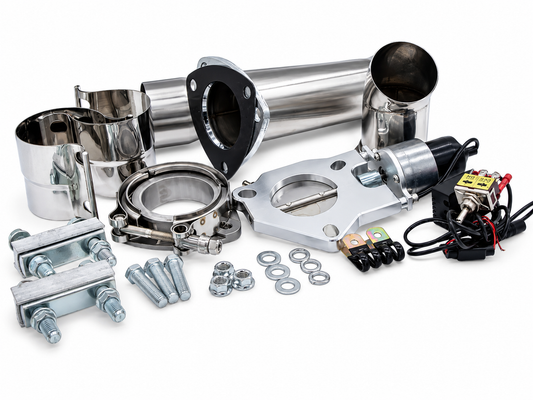 Granatelli Motor Sports Electronic Exhaust Cutout Kit 302530 - Stainless Steel Slip-Fit : 3.00" inches