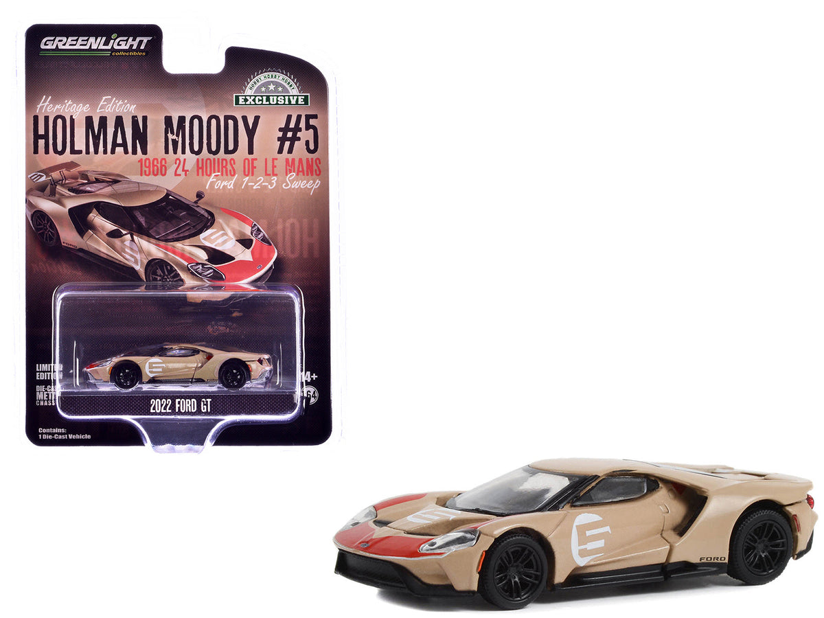 Rapid Vehicles 2022 Ford GT Heritage Edition #5 Holman-Moody "1966 24 Hours of Le Mans Ford 1-2-3...