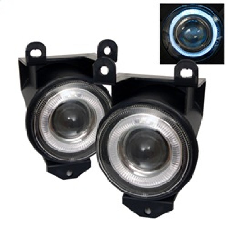 FR SPORT Spyder Chevy Silverado 1500/2500 99-02 Projector Headlights CCFL Halo LED Black Smoke...