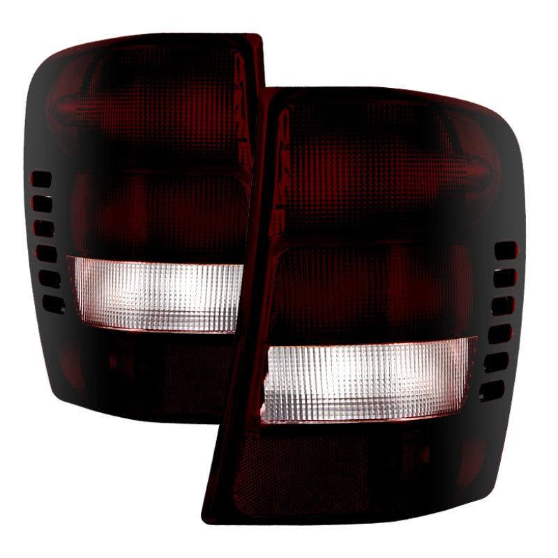 FR SPORT SPYDER Xtune Jeep Grand Cherokee 1999-2002 OEM Style Tail Lights Red Smoked...