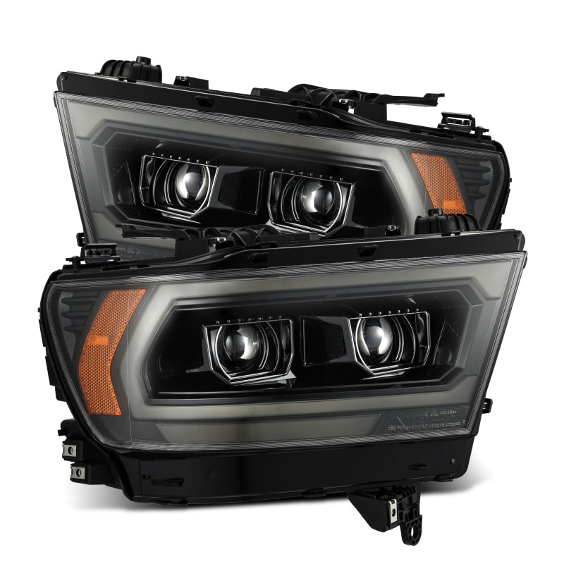 AlphaRex 19-22 Dodge Ram 1500 PRO-Series Projector Headlights Alpha Black w/Seq Signal/DRL 880573 *Discontinued