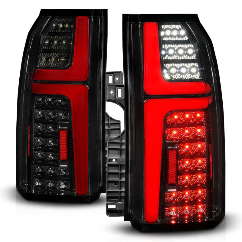 ANZO 15-20 Chevrolet Tahoe Sequential LED Tube Taillights Black 311468