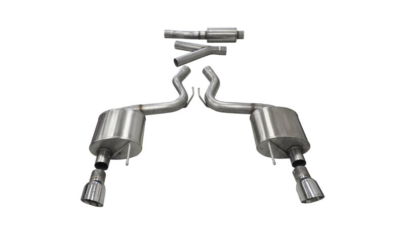Corsa Performance 15-16 Ford Mustang EcoBoost 2.3T Sport 3in Cat-Back Dual Rear