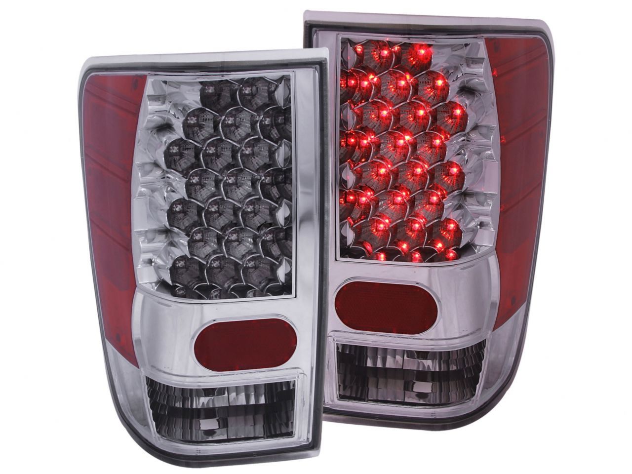 Anzo 2004-2015 Nissan Titan LED Tail lights Chrome