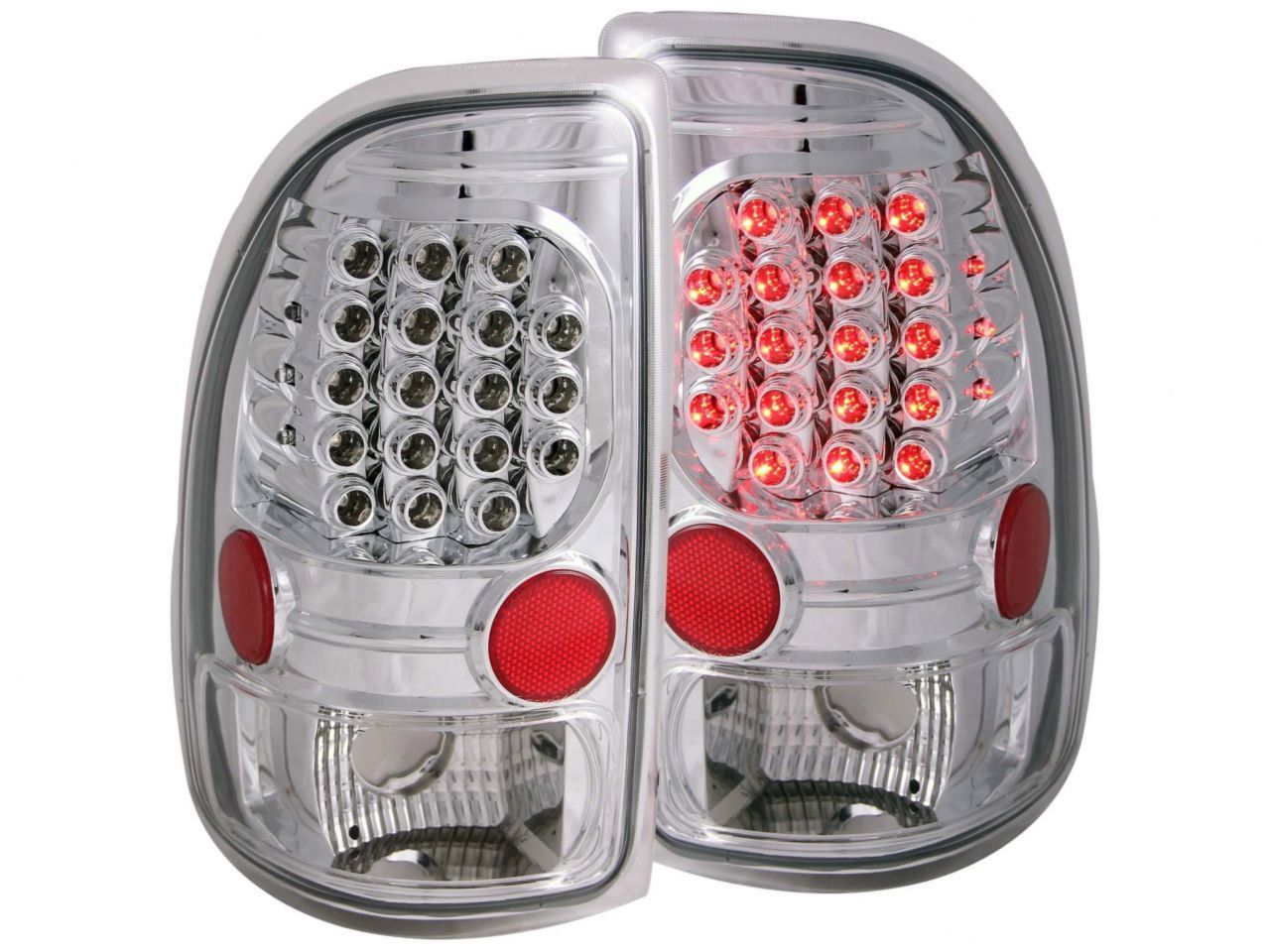 Anzo 1997-2004 Dodge Dakota LED Tail lights Chrome