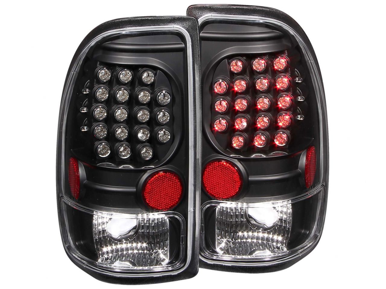 Anzo 1997-2004 Dodge Dakota LED Tail lights Black