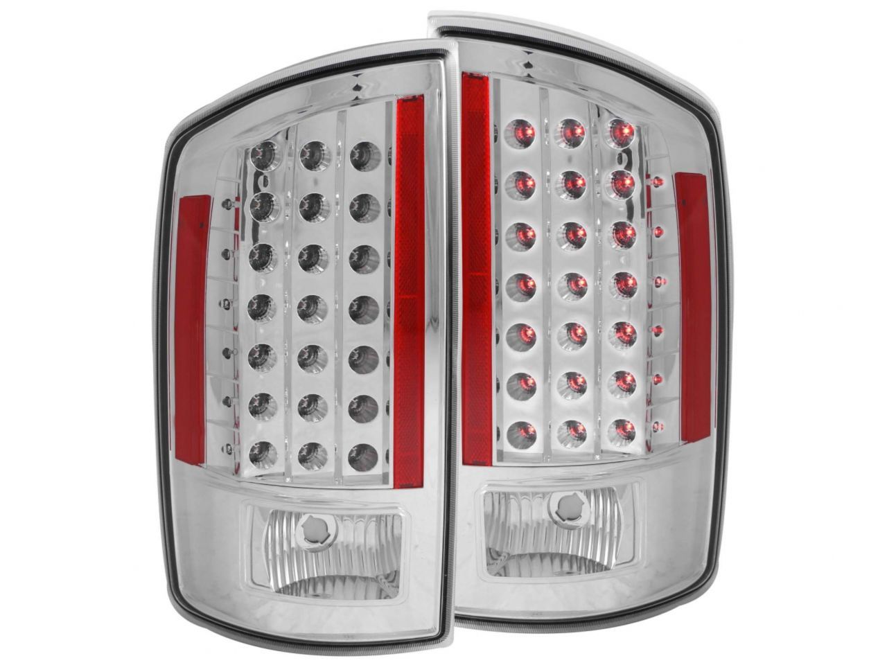 Anzo 2006-2008 Dodge Ram 1500 LED Tail lights Chrome