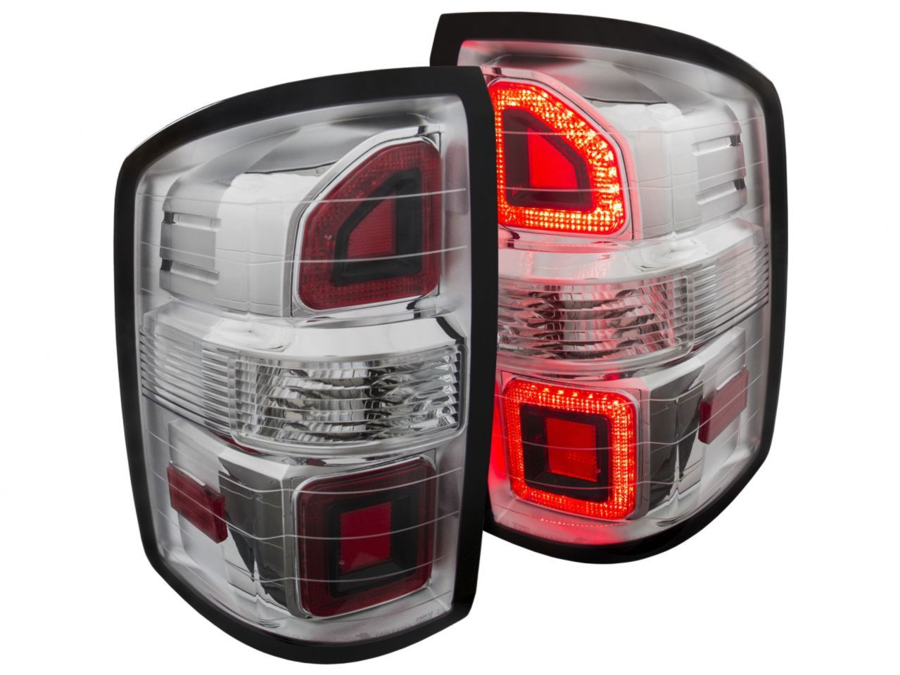 Anzo 2014-2015 Gmc Sierra LED Taillights Chrome G2