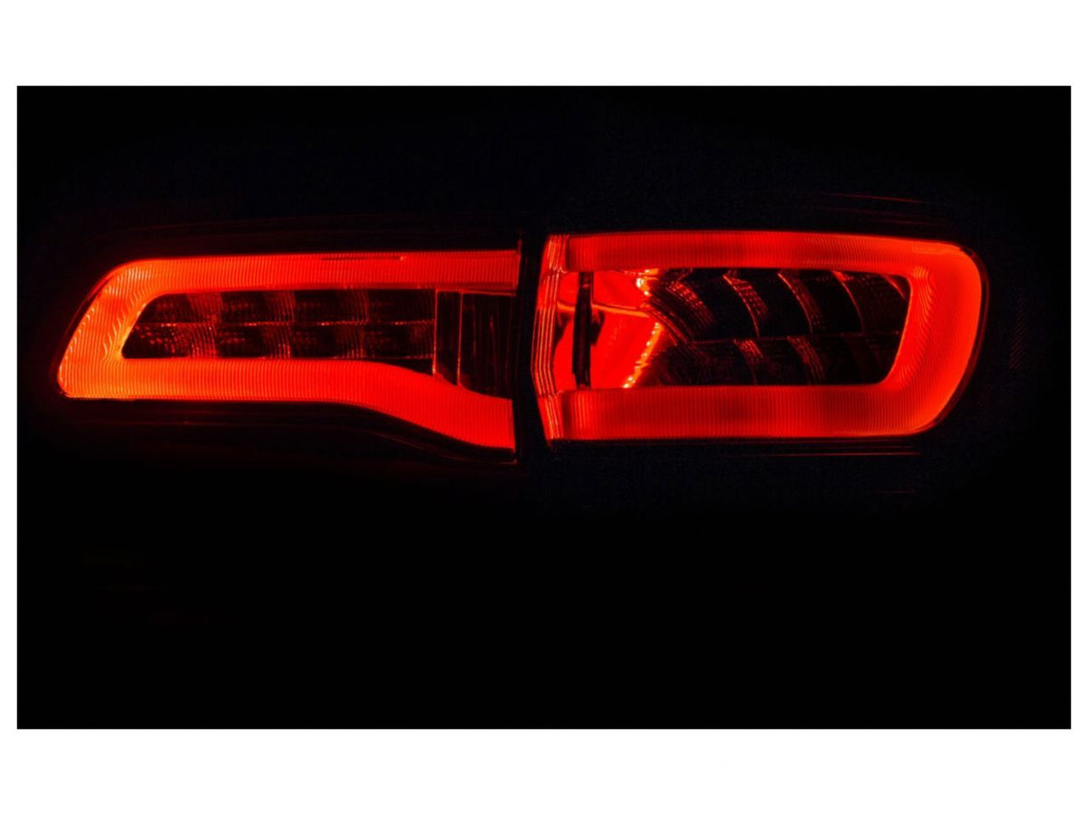 FR SPORT Anzo 2014-2015 Jeep Grand Cherokee LED Taillights Red/Smoke - View 3