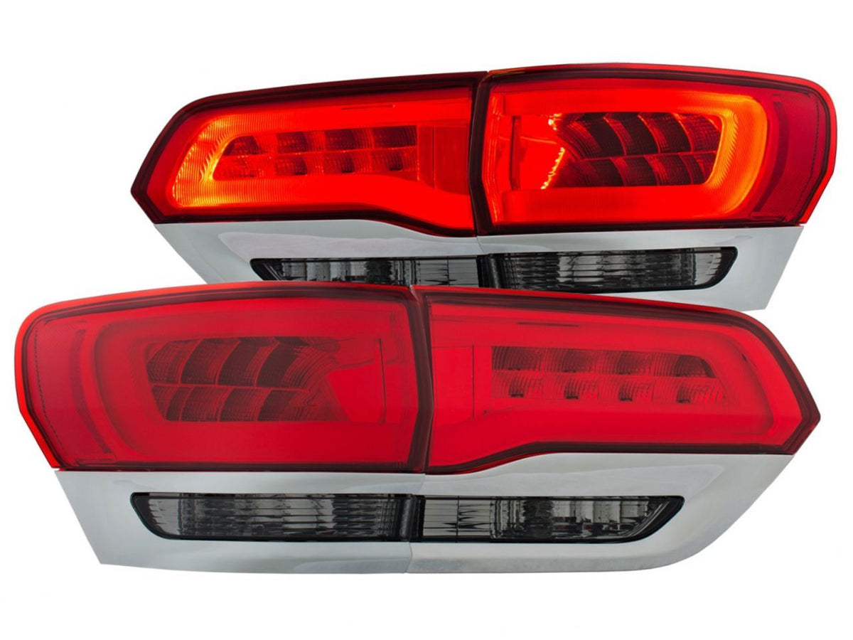 FR SPORT Anzo 2014-2015 Jeep Grand Cherokee LED Taillights Red/Smoke