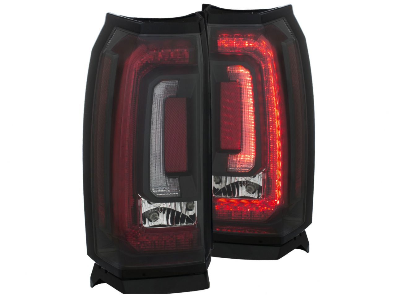 Anzo 2015-2016 Chevrolet Tahoe LED Taillights Black