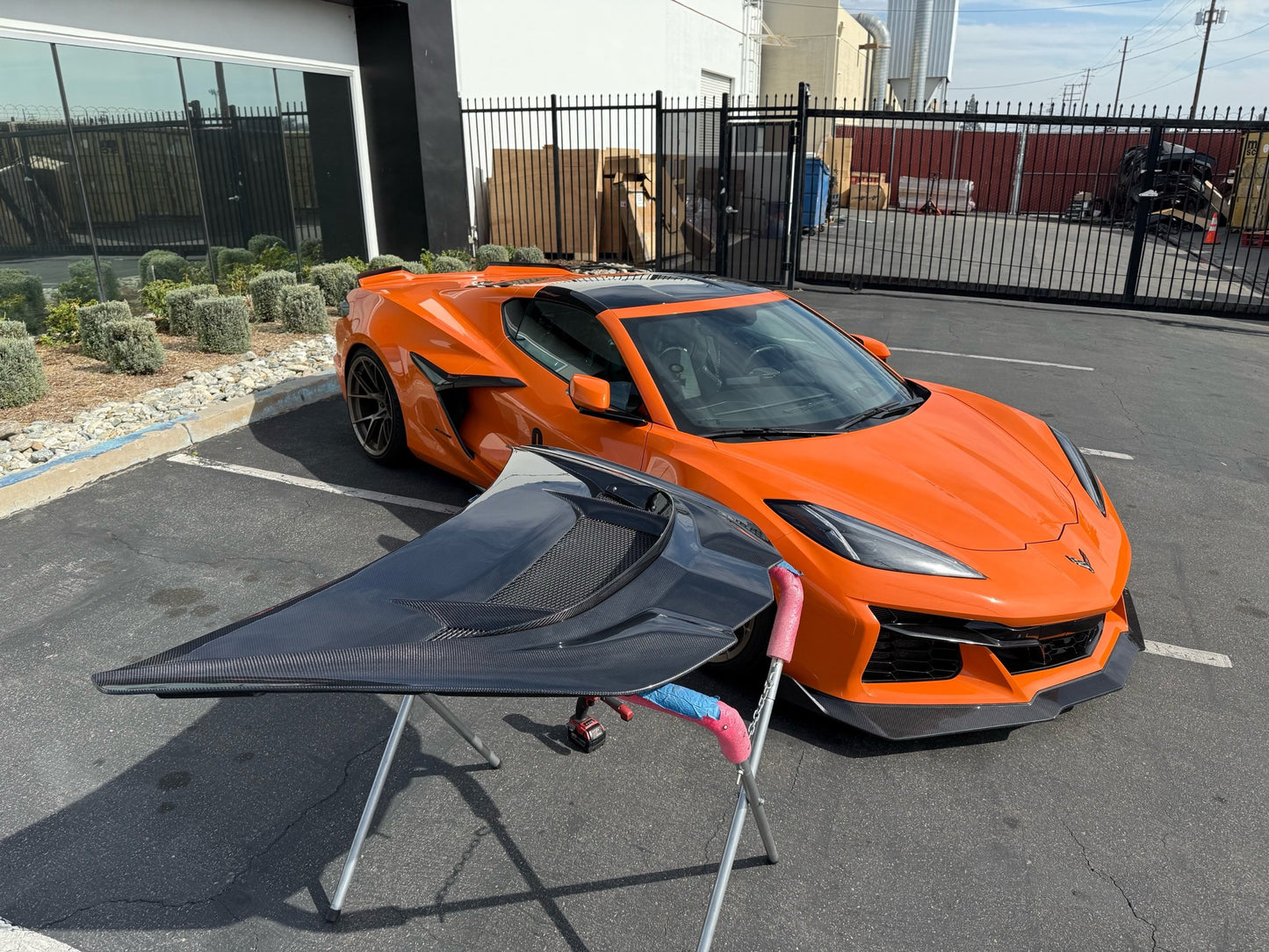 C8 ZR1 Replica Hood | 2020+ Corvette C8 ZR1 Style Hood (Double Sided Carbon Fiber 2pc Hood For Stingray/Z06/E-Ray)