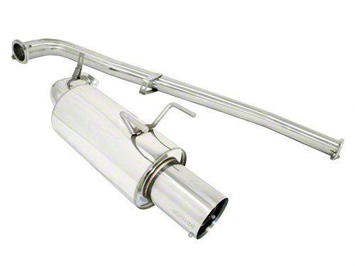 Megan Racing Cat-Back Turbo Exhaust System for Nissan 240SX 1995-1998, 3-Inch Pipe with Short Tip