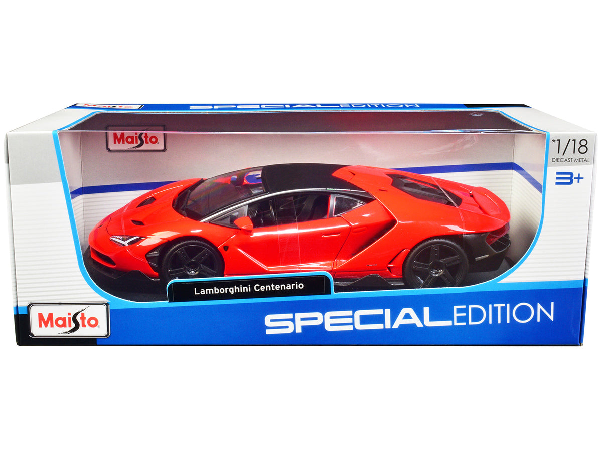 Rapid Vehicles Lamborghini Centenario Orange with Matt Black Top "Special Edition" 1/18 Diecast...