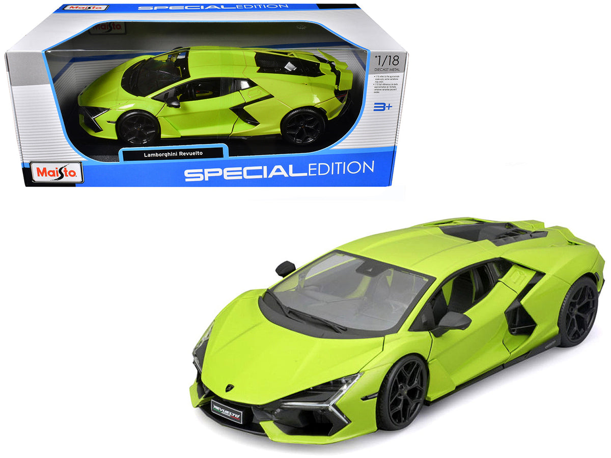 Rapid Vehicles Lamborghini Revuelto Green Metallic "Special Edition" 1/18 Diecast Model Car by...
