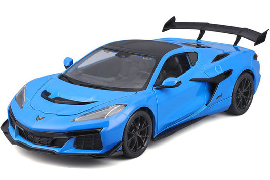 STM Diecast Maisto 2025 Chevy Corvette C8 ZR1 Riptide Blue 1:18
