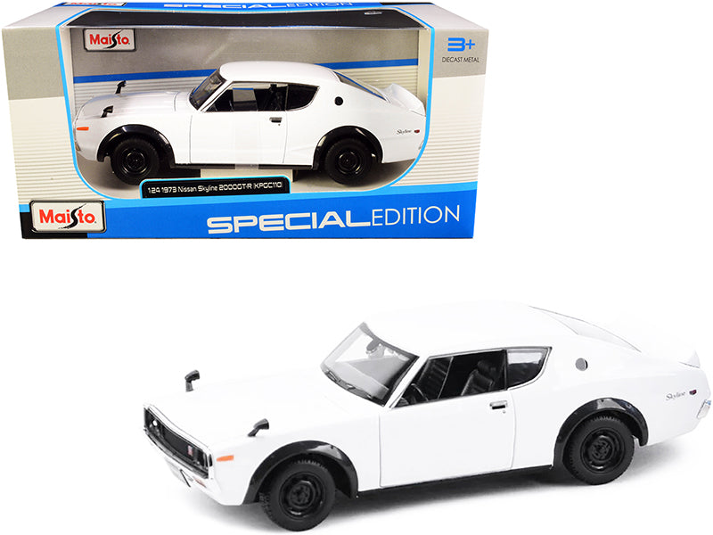 Rapid Vehicles 1973 Nissan Skyline 2000GT-R (KPGC110) White "Special Edition" Series 1/24 Diecast...